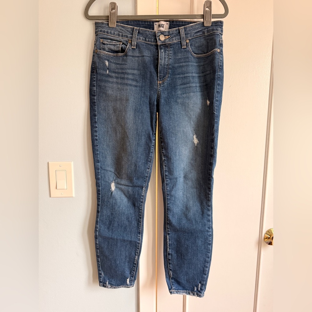 PAIGE Verdugo Crop Skinny Jeans
